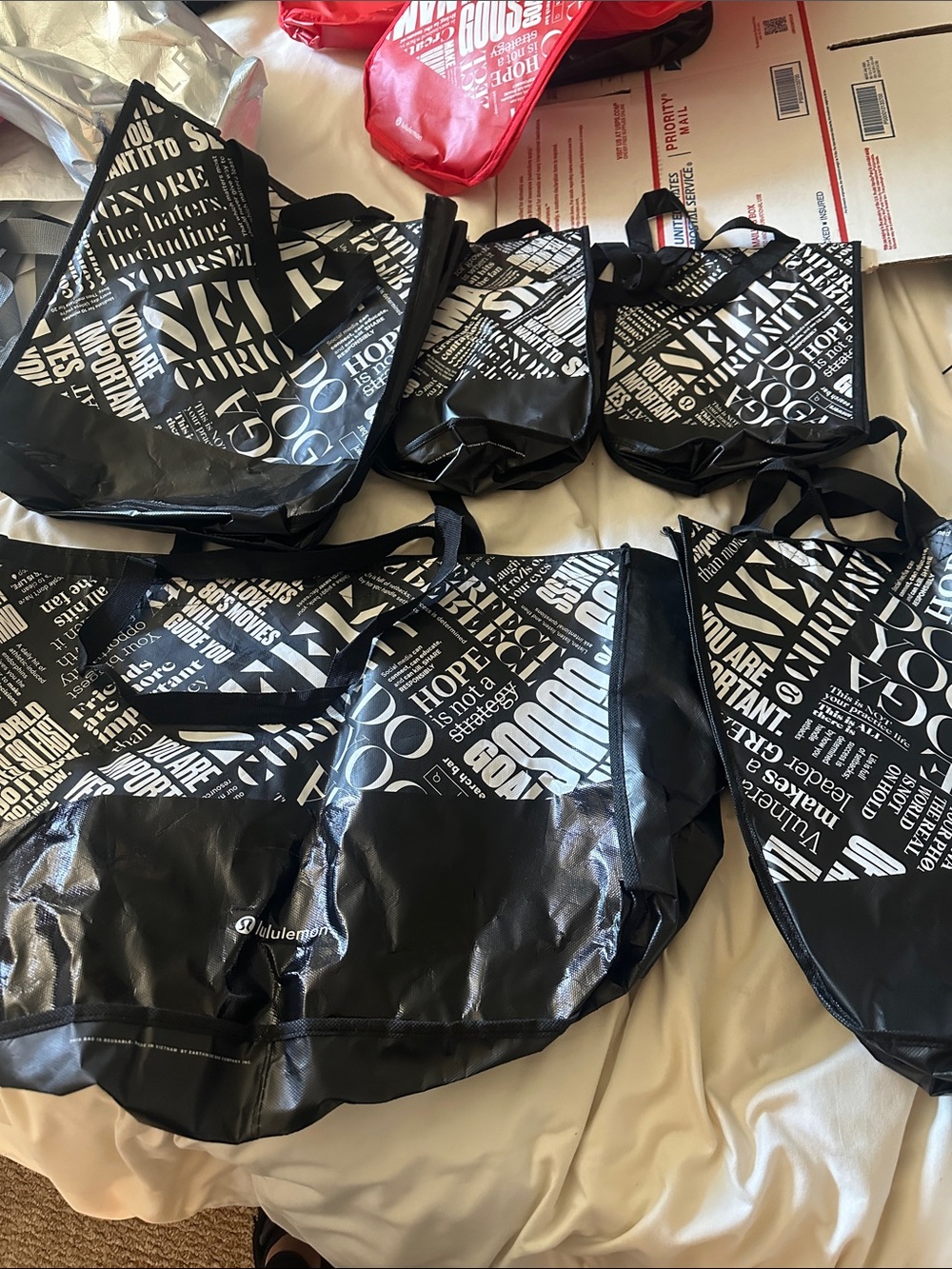 Lululemon bags x5